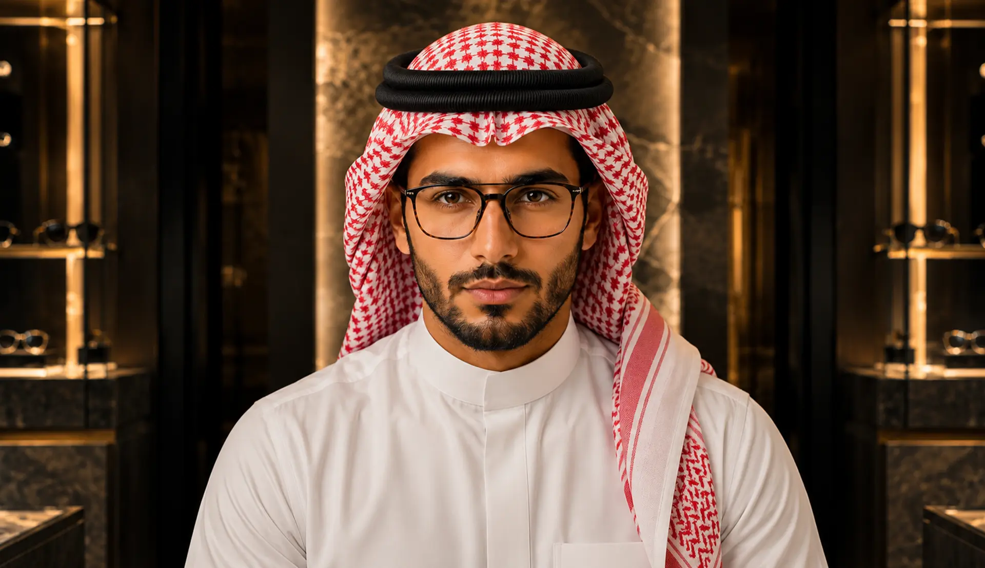 تشكيلة إطارات فاخرة داخل محل زوايا بصرية 10 بالرياض